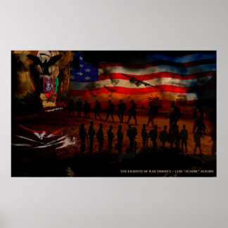 Konfliktkunst - Entworfen von Luis Jurado, Jr Poster