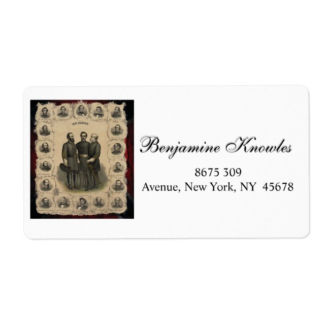 Konföderale Generäle Ziviler Krieg 🎖️ Helden ⚔️ (Vorne)