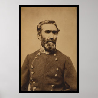 Konföderierter General Braxton Bragg 1862 Poster
