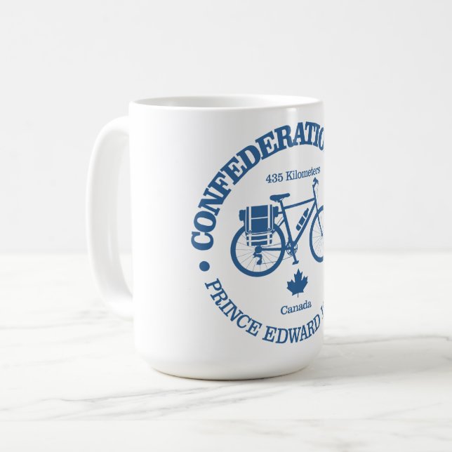 Konföderweg (Fahrrad) Kaffeetasse (Vorderseite Links)