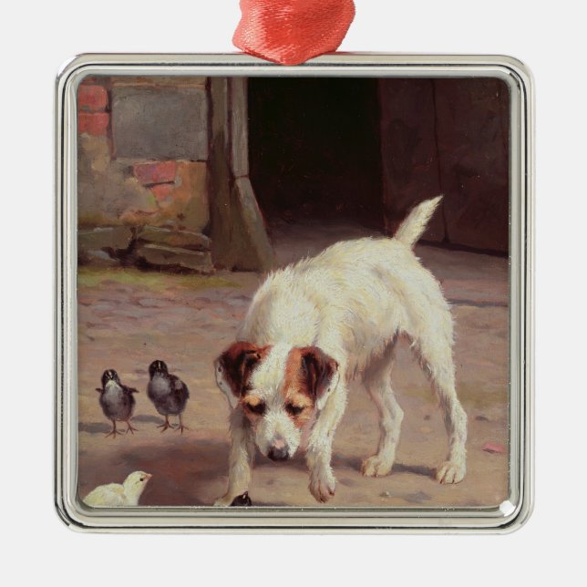 Konfrontation Ornament Aus Metall (Vorne)