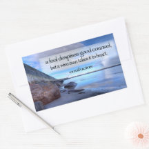 Konfuzius Inspiration Zitat "Good Counsel"