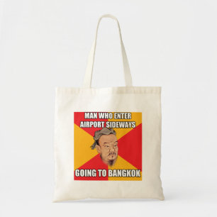 Konfuzius sagen das Gehen nach Bangkok Tragetasche