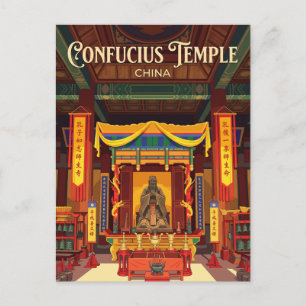 Konfuziustempel Dacheng-Halle China Postkarte