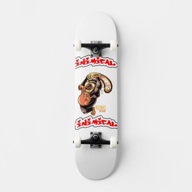 Kong Attacks Skateboard (Vorderseite)