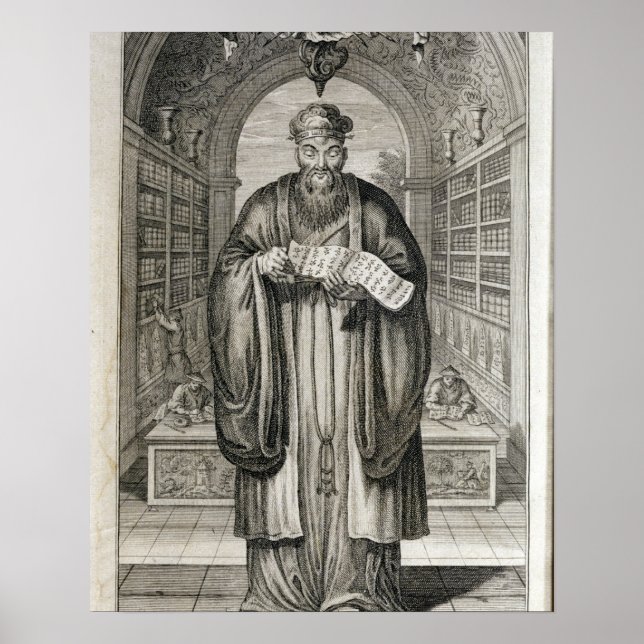 Kong-Fu-Tse oder Konfuzius, das am meisten gefeier Poster (Vorne)