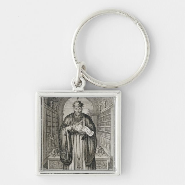 Kong-Fu-Tse oder Konfuzius, das gefeierte Phi Schlüsselanhänger (Vorne)