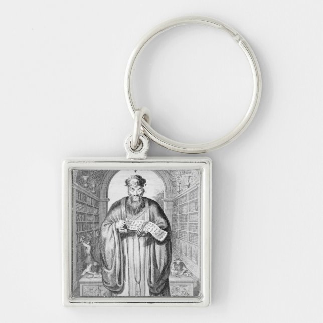 Kong-Fu-Tse oder Konfuzius Schlüsselanhänger (Vorne)