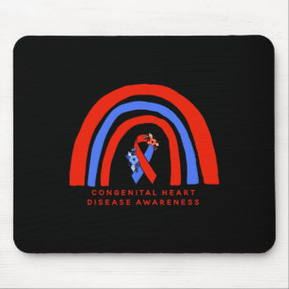 Kongenitale Herzerkrankung Aufklärung Roter Blauer Mousepad