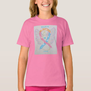 Kongenitales Diaphragma Hernia Ribbon Angel Shirt