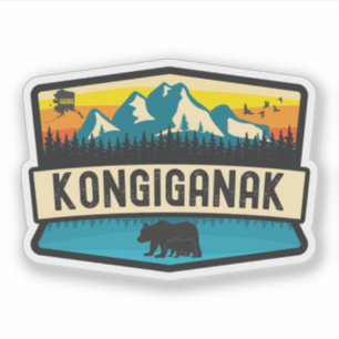 Kongiganak, Alaska Aufkleber