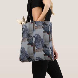 Kongo African Gray Parrot in Mirror Tasche