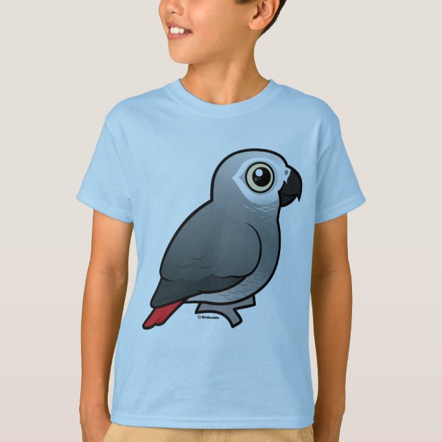Kongo African Gray T-Shirt (Vorderseite)