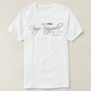 Kongo-Brazzaville glatt - Licht T-Shirt