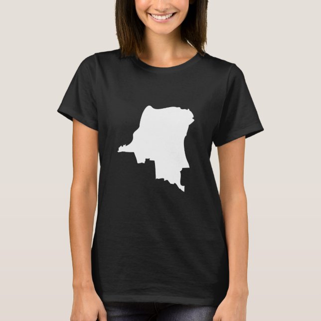 Kongo Flag Map - Kongo T-Shirt (Vorderseite)