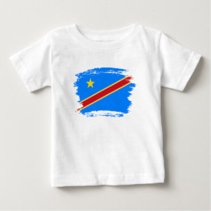 Kongo-Flagge Baby T-shirt