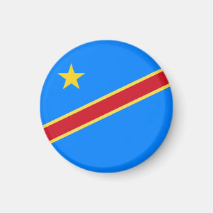 Kongo-Flagge Magnet