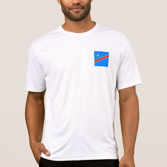 Kongo-Flagge T-Shirt (Vorderseite)