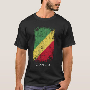 Kongo Länderflagge Kongo T-Shirt