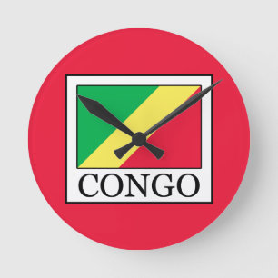 Kongo Runde Wanduhr