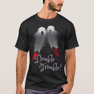 Kongo und Timneh Afrikanischer Grauer Papagei T-Shirt