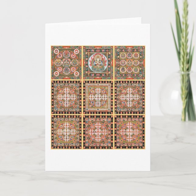 Kongokai Mandala Karte (Vorderseite)