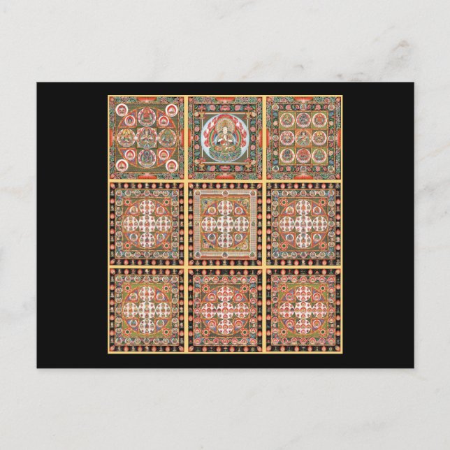 Kongokai Mandala Postkarte (Vorderseite)