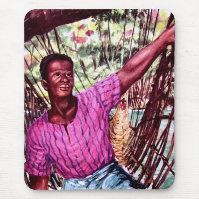 Kongolesischer Junge Mousepad (Vorne)