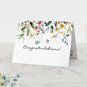 Kongratulationskarte mit niederländischen Blumenmo Dankeskarte