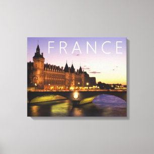 Kongress an der Seine Paris, Frankreich Leinwanddruck