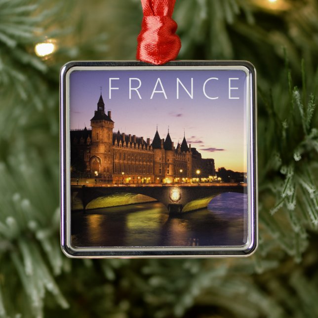 Kongress an der Seine | Paris, Frankreich Ornament Aus Metall (Baum)