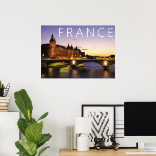 Kongress an der Seine   Paris, Frankreich Poster