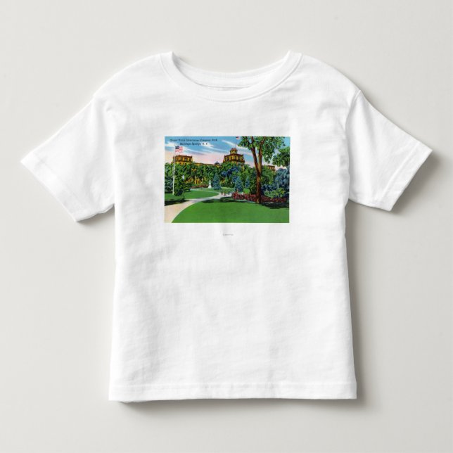 Kongress-Park-Ansicht des großartigen Kleinkind T-shirt (Vorderseite)