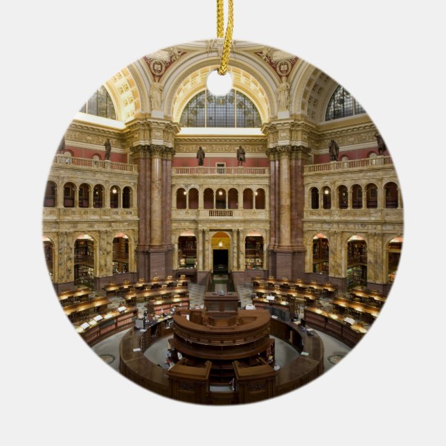 Kongressbibliothek Keramik Ornament (Vorne)