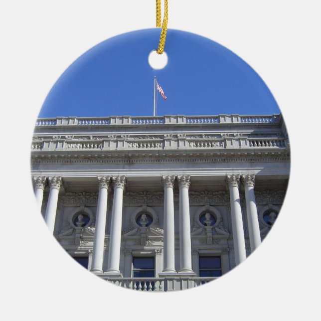 Kongressbibliothek Keramikornament (Vorne)