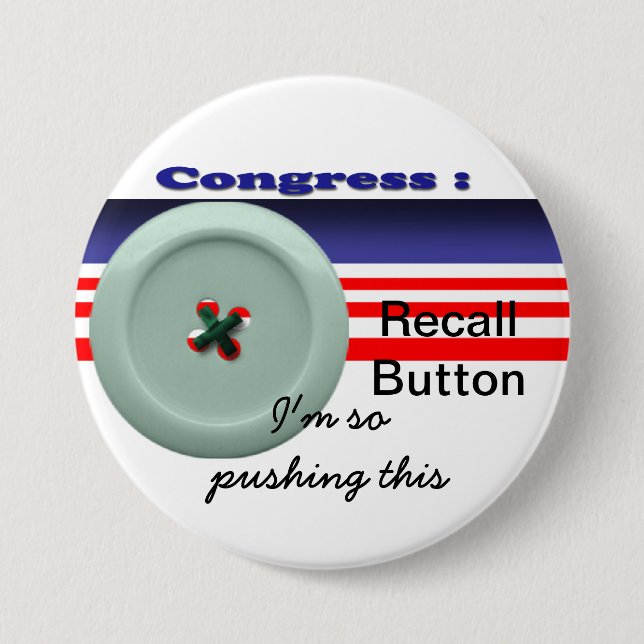 Kongreßrückruf Button (Vorderseite)