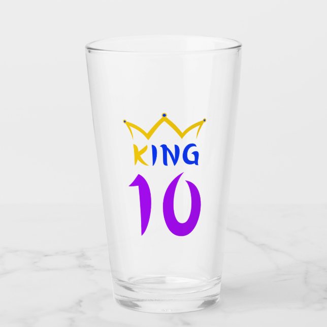 König 10 glas (Vorderseite)