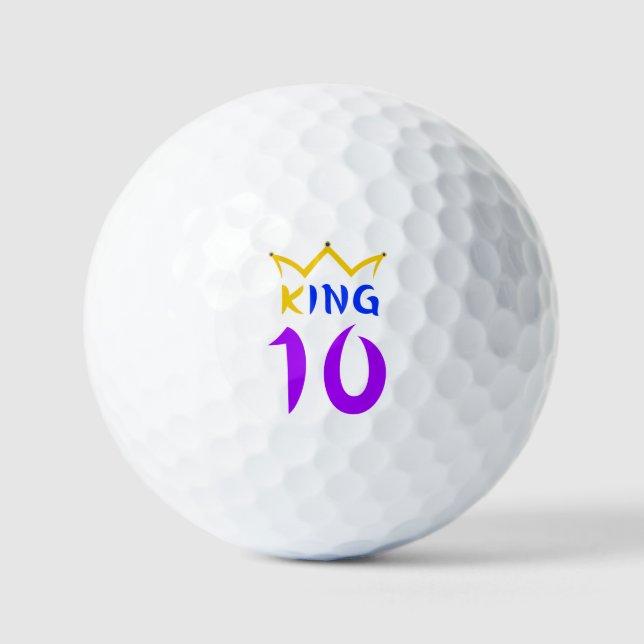 König 10 golfball (Vorderseite)