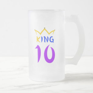 König 10 mattglas bierglas