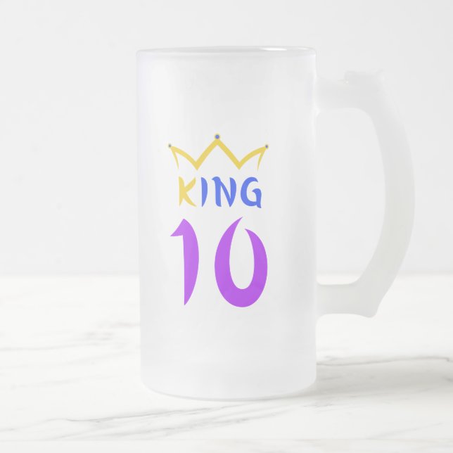 König 10 mattglas bierglas (Rechts)