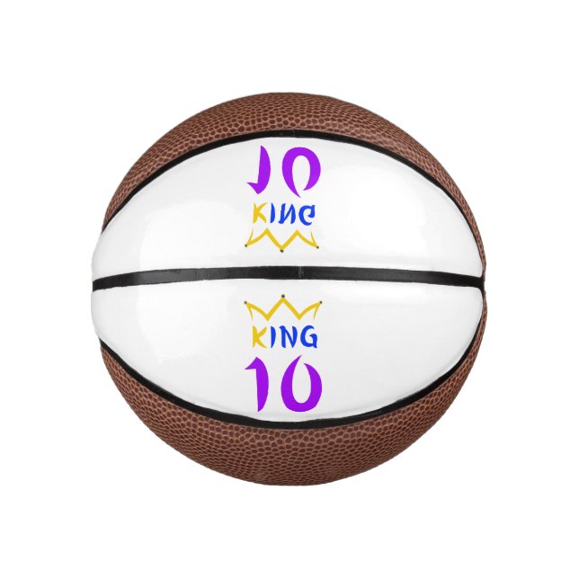 König 10 mini basketball (Vorderseite)