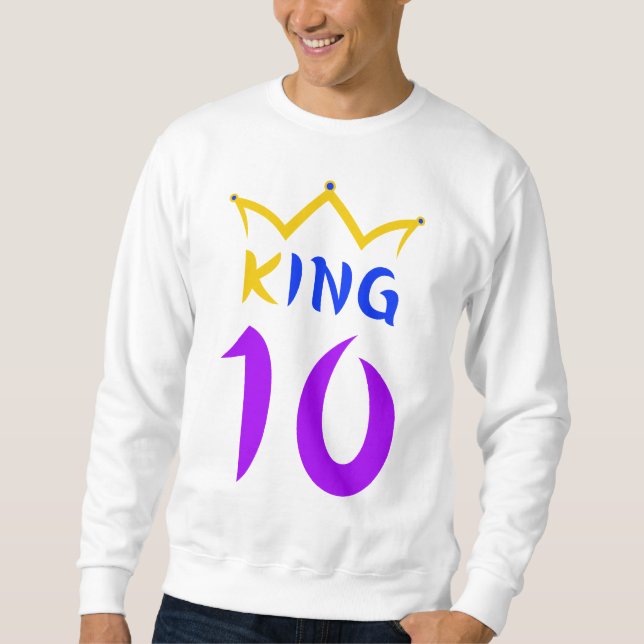 König 10 sweatshirt (Vorderseite)