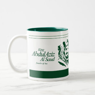 König AbdulAziz AlSaud Zweifarbige Tasse