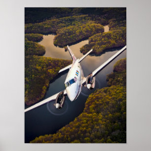 König Air Over Water Poster