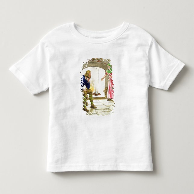 König Alfred (849-99) die Kuchen, 'vom Blick Kleinkind T-shirt (Vorderseite)