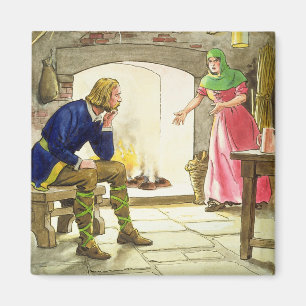 König Alfred (849-99) die Kuchen, 'vom Blick Magnet