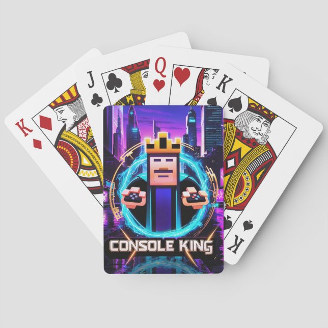 König aller Konsolen Spielkarten (Rückseite)