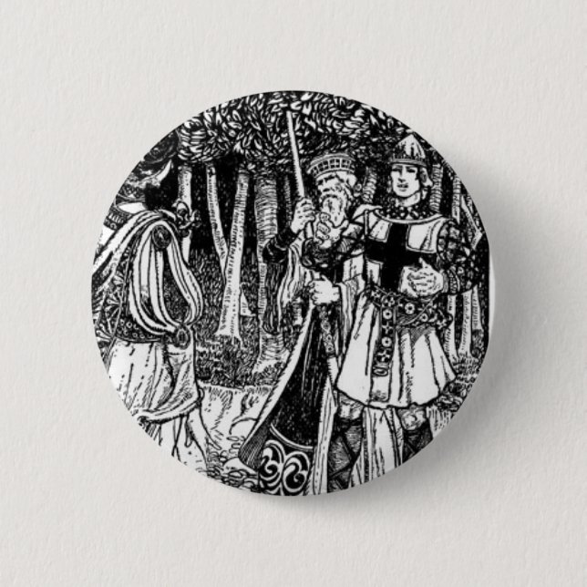 König Arthur Button (Vorderseite)