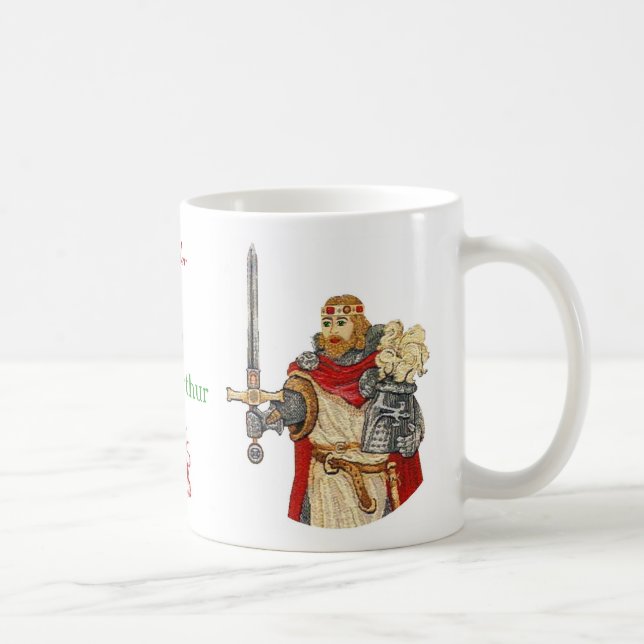 König Arthur Defender der Reich-Reihe Kaffeetasse (Rechts)