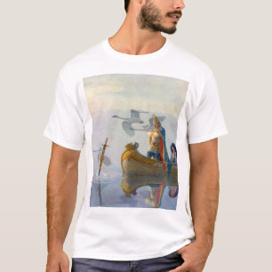 König Arthur u. Excalibur, C. 1922 durch N.C Wyet T-Shirt